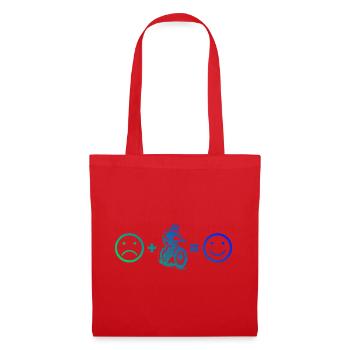 Conception simple et intemporelle du VTT - Sac en tissu - rouge - Devant