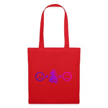 Œuvres d’art propres sur le VTT - Sac en tissu - rouge - Devant
