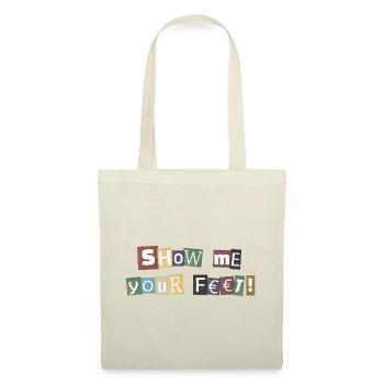 Show Me Your Feet Ransom - Tote Bag - red - Front