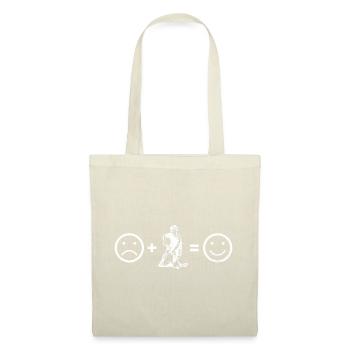 Clear floorball motif for every day - Tote Bag - red - Front