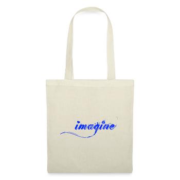 Imagine there is Peace and Love, Schrift - Tote Bag - red - Front