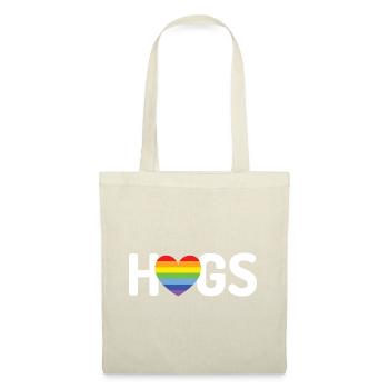 LGBT-Umarmungen - Stoffbeutel - Rot - Vorne