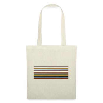 Designklassiker Streifen-Muster Vintage - Stoffbeutel - Rot - Vorne