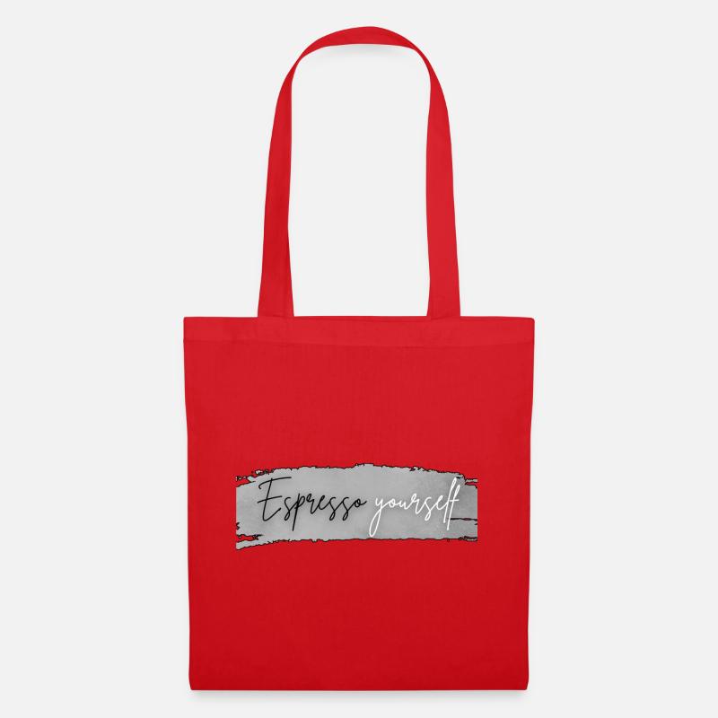 Espresso yourself (express yourself) - Tote Bag - red