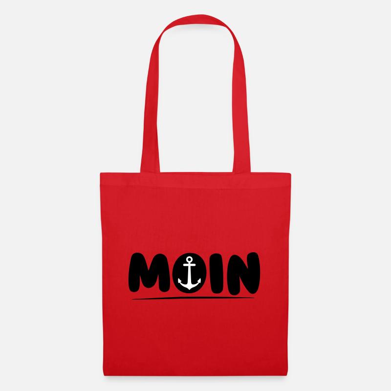 Moin with Anker - Tote Bag - red