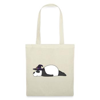 Sleepy Witch Panda Halloween-Vibes - Stoffbeutel - Rot - Vorne