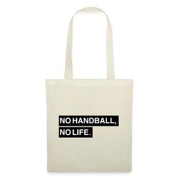 No Handball, no Life - Stoffbeutel - Rot - Vorne