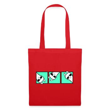Lama Cool Looking Sunglasses Trio Friends Team - Tote Bag - red - Front