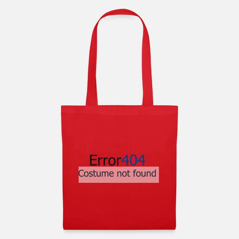Error 404 - Sac en tissu - rouge