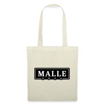 Malle 2026 Mallorca Urlaub - Stoffbeutel - Rot - Vorne
