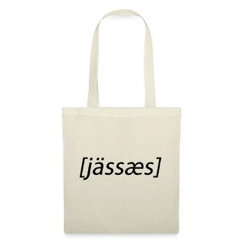 JESSAS ! - Sac en tissu - rouge - Devant