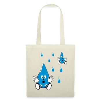 Little Water Drop Friends - Tote Bag - red - Front