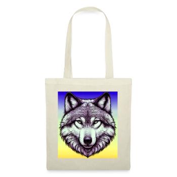 Wolf - Stoffbeutel - Rot - Vorne
