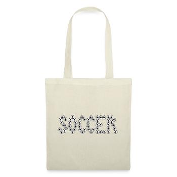 Soccer typography - Tote Bag - red - Front