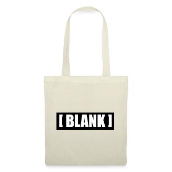 [ Blank ] No Logo Typography - Tote Bag - red - Front