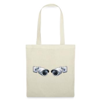 Surveillance Camera - Tote Bag - red - Front