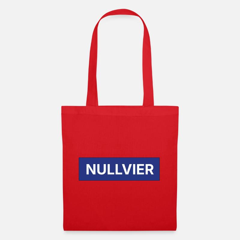 Nullvier Boxlogo - Stoffbeutel - Rot