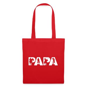 Cowboy Papa Horse Western Dad Father's Day Gift - Tote Bag - red - Front