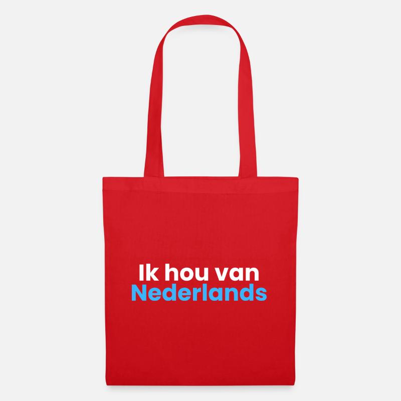 I love Dutch - Tote Bag - red