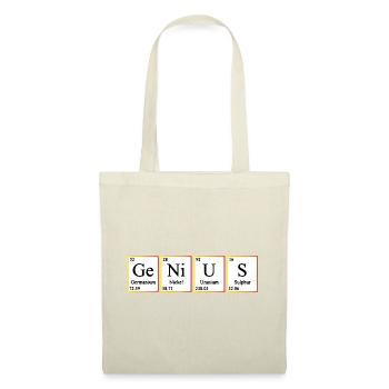 Génie des éléments du tableau périodique Chimie - Sac en tissu - rouge - Devant