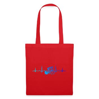 Modern road bike artwork - Tote Bag - red - Front