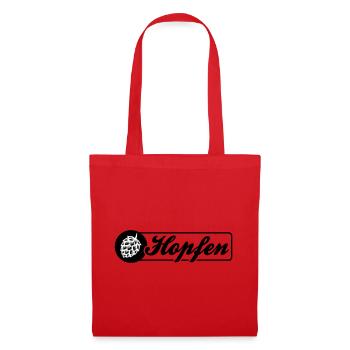 Hops Barley Symbol - Tote Bag - red - Front