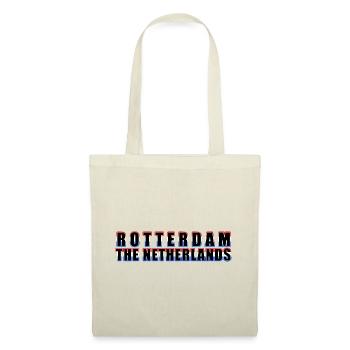 Rotterdam Europe - Pays-Bas - Sac en tissu - rouge - Devant