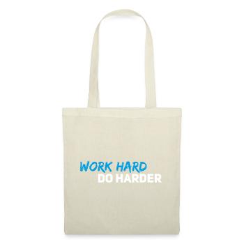 Work hard do harder - Stoffbeutel - Rot - Vorne