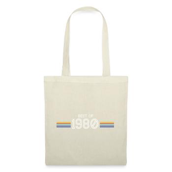 Best Of 1980 T-Shirt Gift Humor - Tote Bag -  - Front