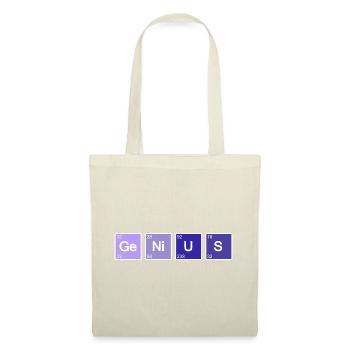 Genius Nerd Geek - Sac en tissu - rouge - Devant