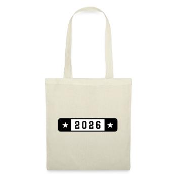 2026 - Sac en tissu - rouge - Devant