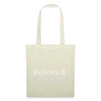 Christian bien-aimé | Design minimaliste de cœur - Sac en tissu - rouge - Devant