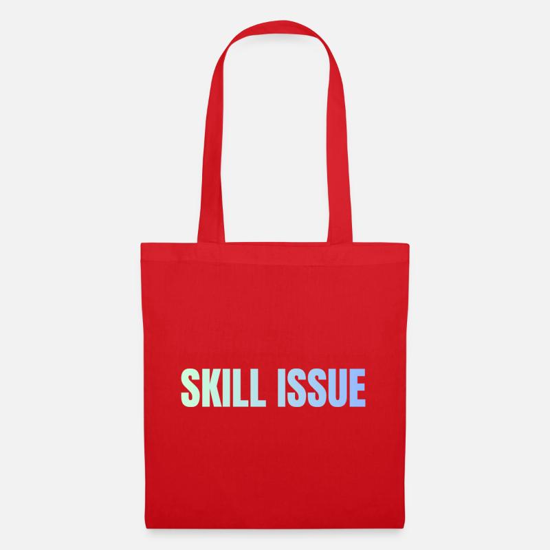 Skill Issue Gradient - Stoffbeutel - Rot