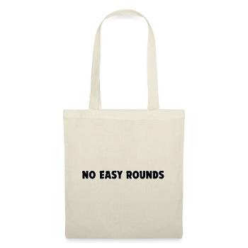 No Easy Rounds – Fighter Mindset Design| BJJ & MMA - Tote Bag - red - Front