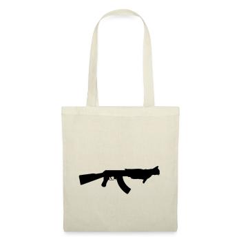 Catgun - Cat Mitrailleuse - Pew pew madafakas - Sac en tissu - rouge - Devant