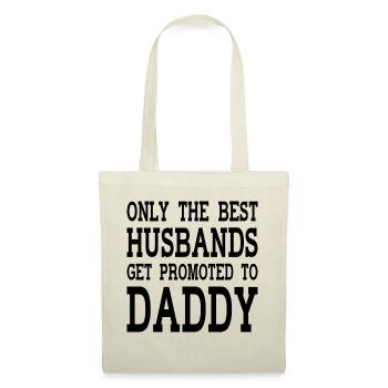 Only the best husband can become a father - Tote Bag - red - Front