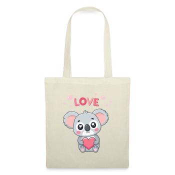 Koala Heart Sweet Love Pastel - Tote Bag - red - Front