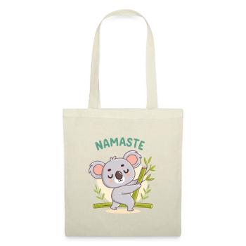 Koala Namaste Pastel Bamboo - Tote Bag - red - Front