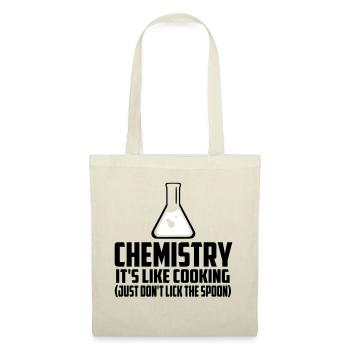 chimie c'est comme cuisiner citation drôle - Sac en tissu - rouge - Devant