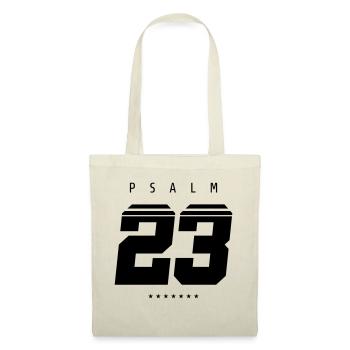 psalm 23 biblical saying jesus - Tote Bag - red - Front