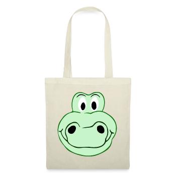 Funny crocodile - Creative illustration - Tote Bag - red - Front