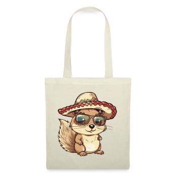Sombrero comique comique Écureuil - Sac en tissu - rouge - Devant