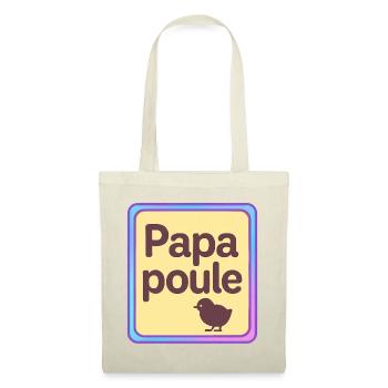 Papa Poule - Father's Day - Tote Bag - red - Front