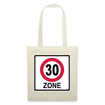 Zone 30 birthday - Tote Bag - red - Front
