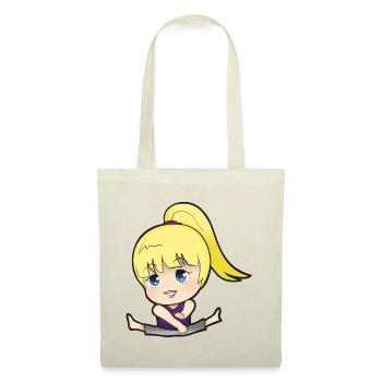 Chibi Anime Manga Splitkick - Stoffbeutel - Rot - Vorne