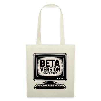 Retro Computer Beta Version Design - Tote Bag - red - Front