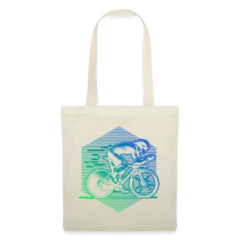Attention aux fans de vélo de route, déclaration simple - Sac en tissu - rouge - Devant
