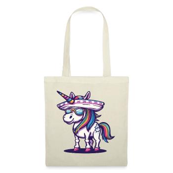 Unicorn Funny Sombrero - Tote Bag - red - Front