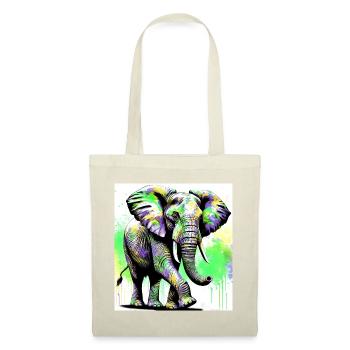 Elefant - Stoffbeutel - Rot - Vorne