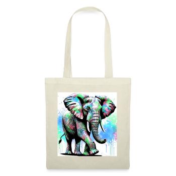 éléphant - Sac en tissu -  - Devant